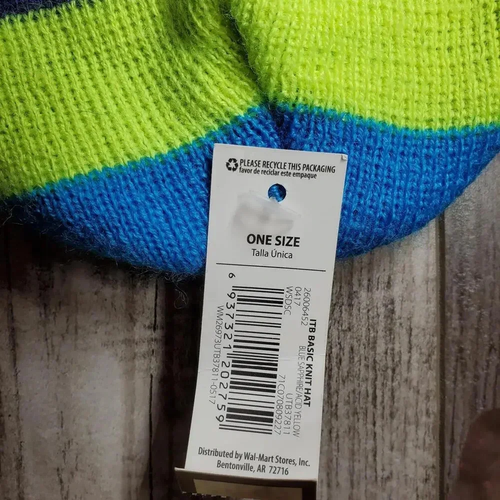 Gymboree Baby Boy Striped Knit Winter Hat Bundle - 2 Pieces